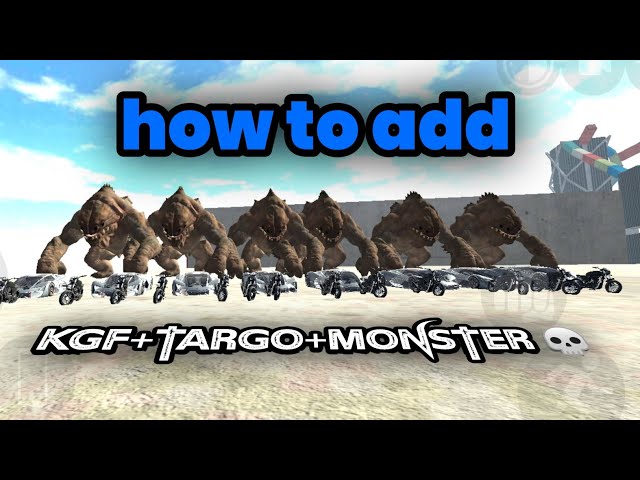 how to add KGF+tarzo+monster||new update|| all cheat code || indian bike driving game||all update ||