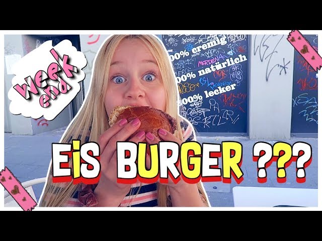 ICH TESTE EIS BURGER - der neue Food Trend | MaVie Family Vlog