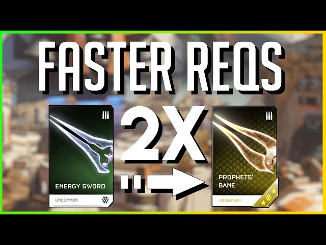 How To Level up REQ Cards FASTER (Halo 5)
