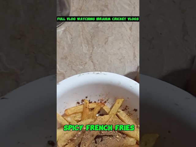 SPICY FRENCH FRIES 🍟 BANAA DI 😝#viralvideo #frenchfries #spicyfood #spicy #love 🍟😝