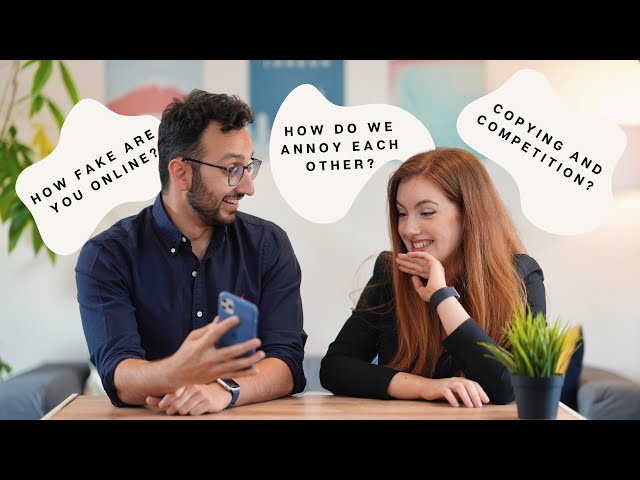 Fakeness, Wives & Competition - Q&A with my boss