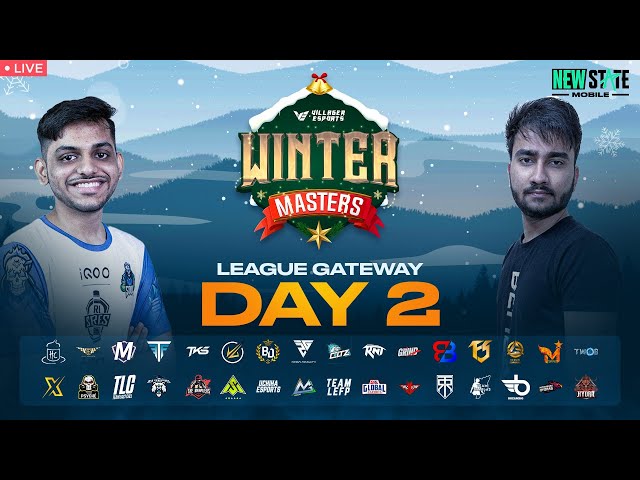 Villager Esports Winter Masters 2023 - LEAGUE GATEWAY ~ DAY 2 | NEW STATE MOBILE
