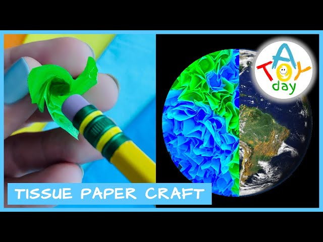 Wrapping Tissue Paper Planets | DIY Fluffy Planets | Solar System Paper Craft | 8 Planets for kids