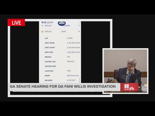 Documents show visit from DA Fani Willis, Atlanta Mayor Dickens to Vice President Kamala Harris prio