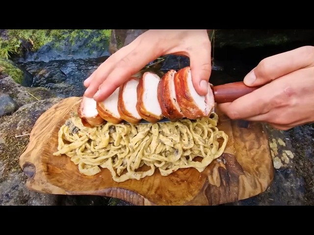 BEST Pasta Cooked in Nature | ASMR Cooking Compilation