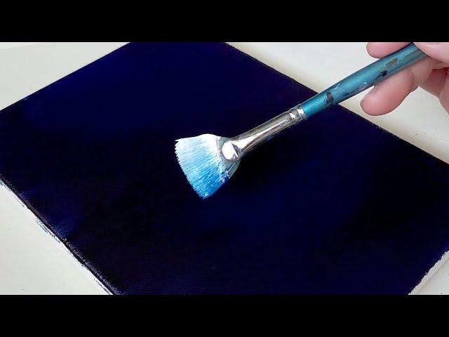 The easiest way to draw a blue rose in the world / 3 colors