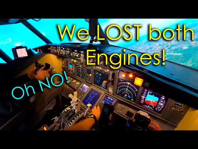 Both ENGINES are DEAD! Can we MAKE it to the Runway on B737? Real flight simulator