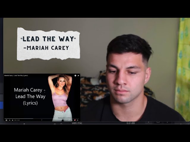 FIRST TIME LISTENING TO - "Lead the Way" - Mariah Carey - This is what I call Music!!!