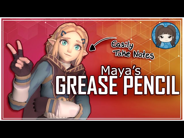 HOW TO USE MAYA'S GREASE PENCIL - Maya Tutorial