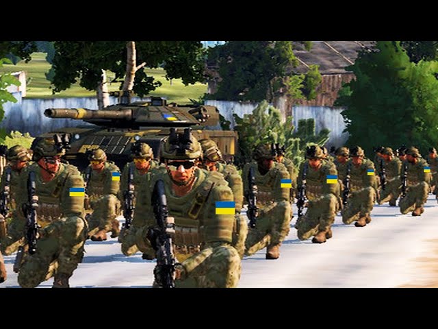 BIG WAR ! Ukraine Deploys Thousands of Troops and Combat Equipment to Expel the Invaders-ARMA 3