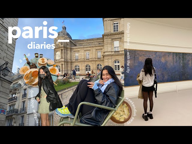 PARIS VLOG | vintage shopping, art & being a tourist hehe 🍂