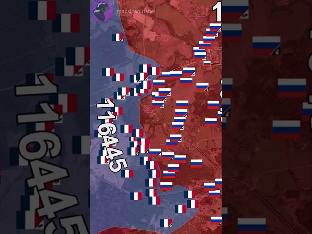 Battle of Borodino in 1 minute using Google Earth
