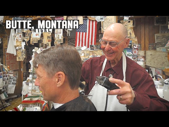 💈 Classic Old School Barbershop Haircut & Banter in Butte Montana | Amherst Barber Shop