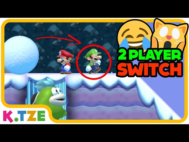Super Mario 2 Player Switch 😂❄️ Co-Moderator schreit | K.Tze