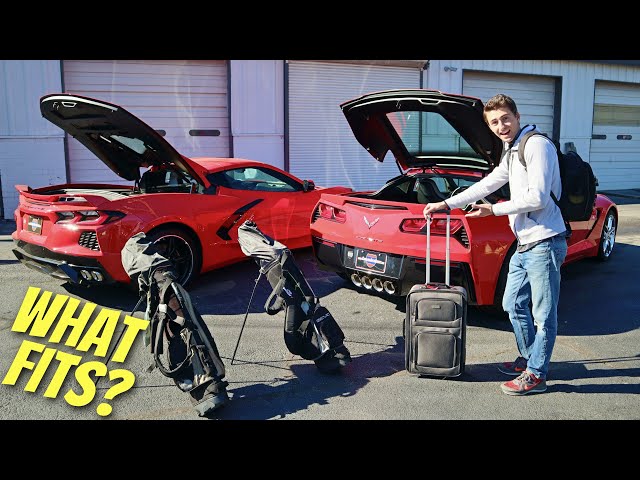 Chevrolet Corvette C7 vs C8 Practicality Test! *Is Mid Engine Less Useable?*