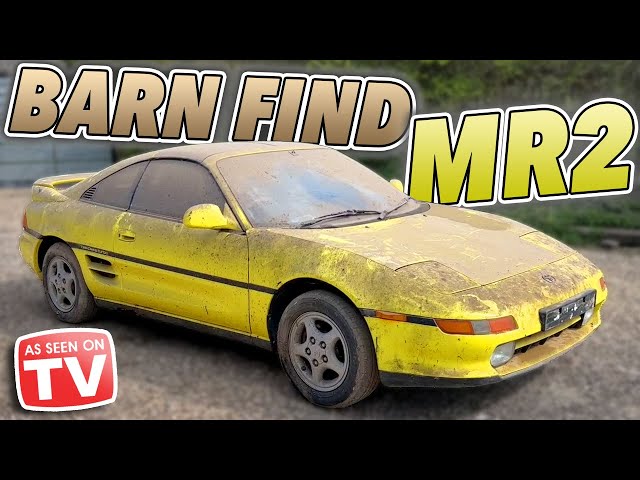 RARE Barn Find Toyota MR2 Turbo Gets Cleaned
