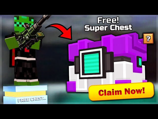 Giving Away FREE Super chests Then This Happened! in Pixel Gun 3D