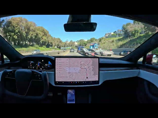 Tesla Full Self-Driving Beta 12.1.2 Drives from SFO to Tesla San Francisco with 0 Interventions