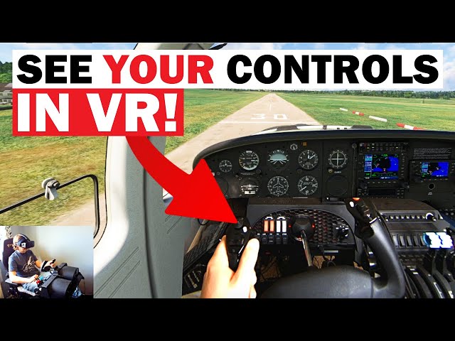 Somnium VR1 Mixed Reality IS INSANE!🤯See YOUR CONTROLS in VR with HIGH RESOLUTION Passthrough! MSFS
