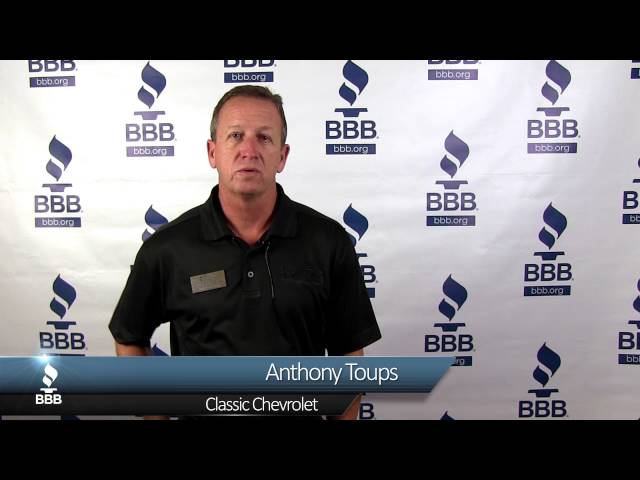 Anthony Toups of Classic Chevrolet on the BBB 2
