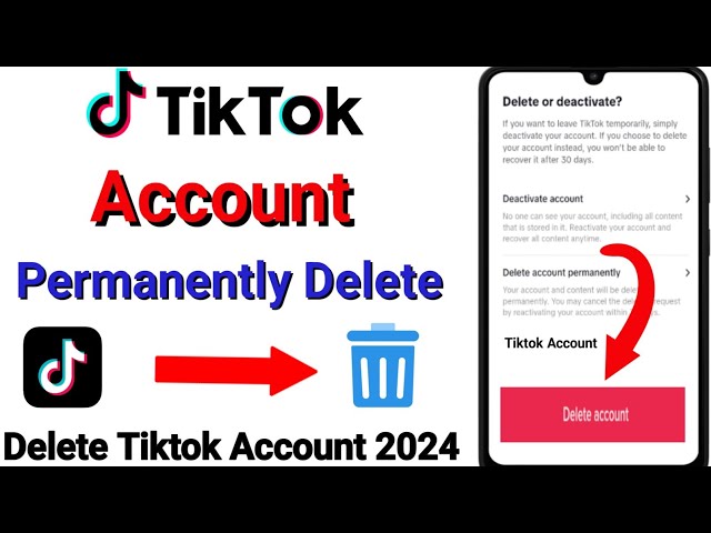 Tiktok account delete karne ka tarika | How to delete tiktok account permanently | tiktok Id delete