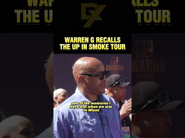 Warren G Remembers Up In Smoke Tour With Dr. Dre, Eminem & More