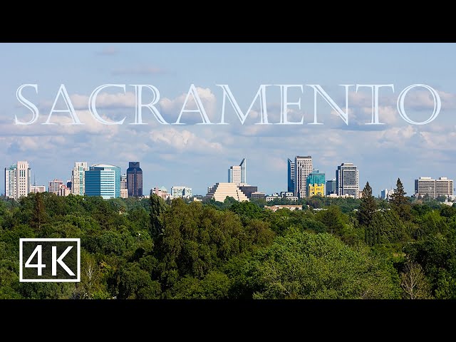 [4K] Sacramento - Capital of California - Driving in Downtown