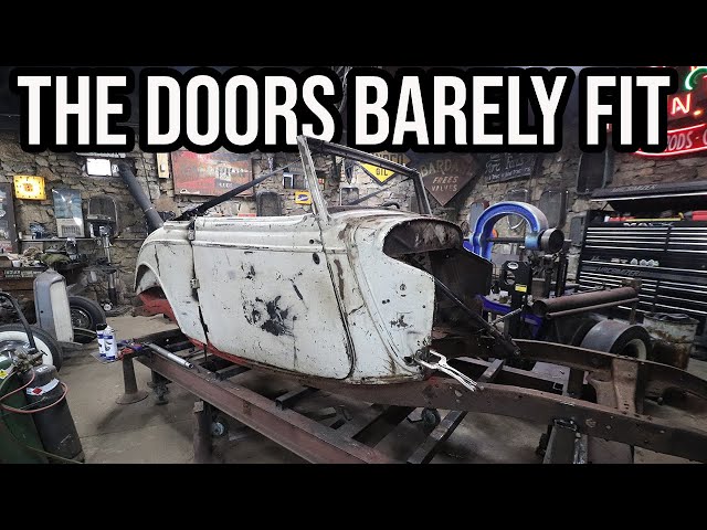Fitting The Doors And Cowl On Mike's 1934 Ford Cabriolet