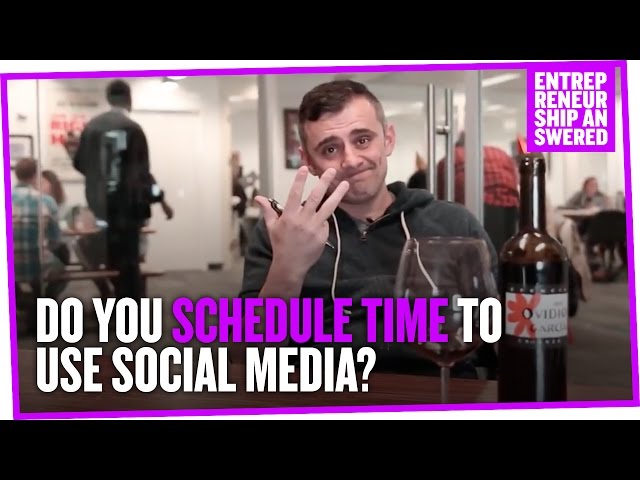 Do You Schedule Time to Use Social Media?