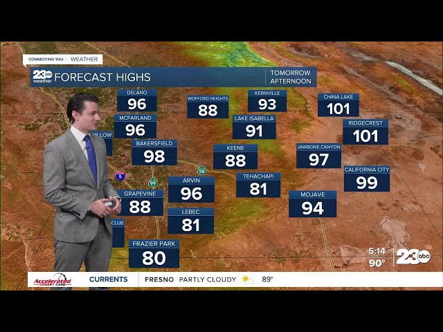 23ABC Evening weather update May 30, 2024