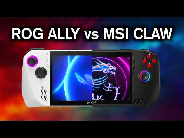 MSI CLAW vs ASUS Rog Ally vs Leaked Benchmarks. [Crazy results]