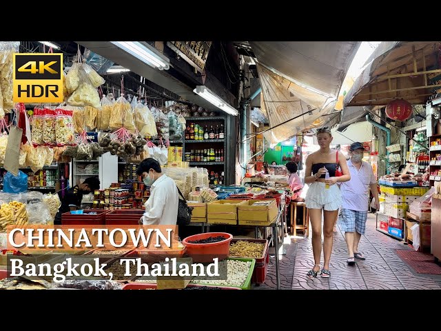 [BANGKOK] Chinatown "Exploring 200-Year-Old Market In Chinatown!" | Thailand [4K HDR Walking Tour]