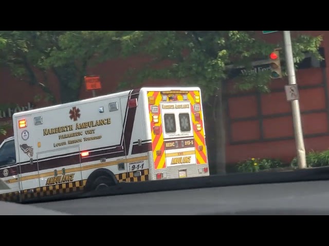 Narberth Ambulance Corps Medic 313-5 responding