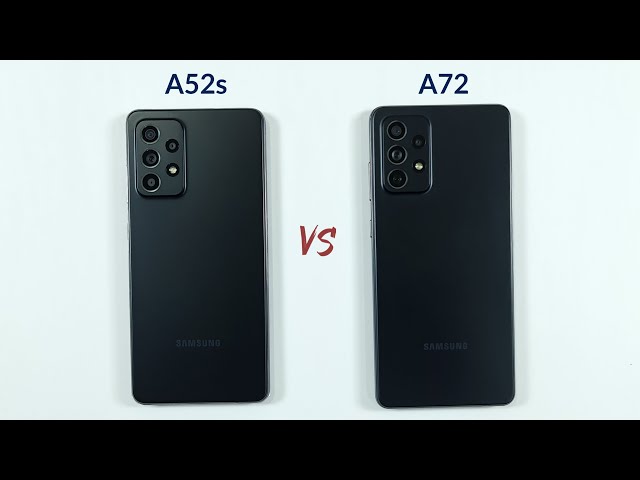 Samsung A52s 5G vs Samsung A72 Speed Test & Camera Comparison