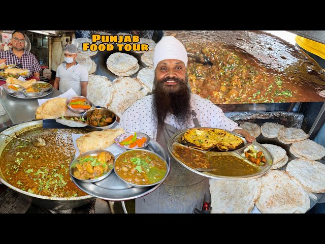 Best Street Food In Punjab | Chole Bhature | Amritsari Nashta | Punjabi Street Food