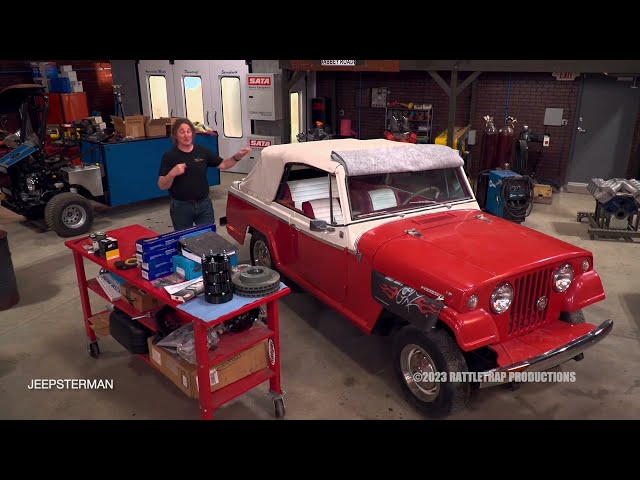 Stacey David Gearz TV:  Super Rare Jeepster Deluxe Mid-Restoration Update