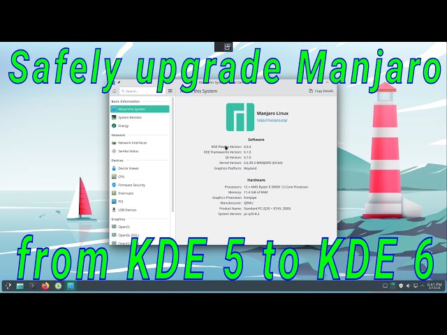 Safely upgrade Manjaro KDE to KDE 6
