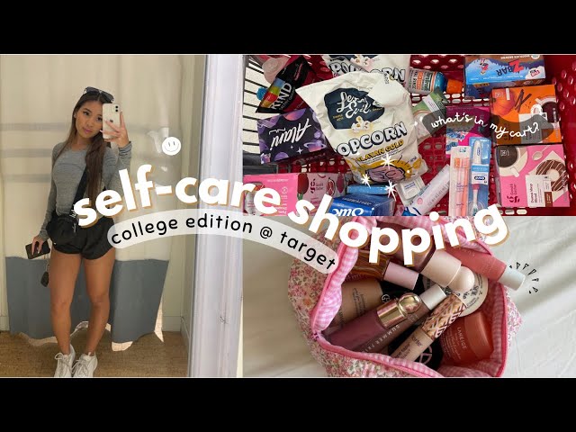 SELF CARE + HYGIENE SHOPPING AT TARGET! COLLEGE EDITION | girl products, dorm essentials
