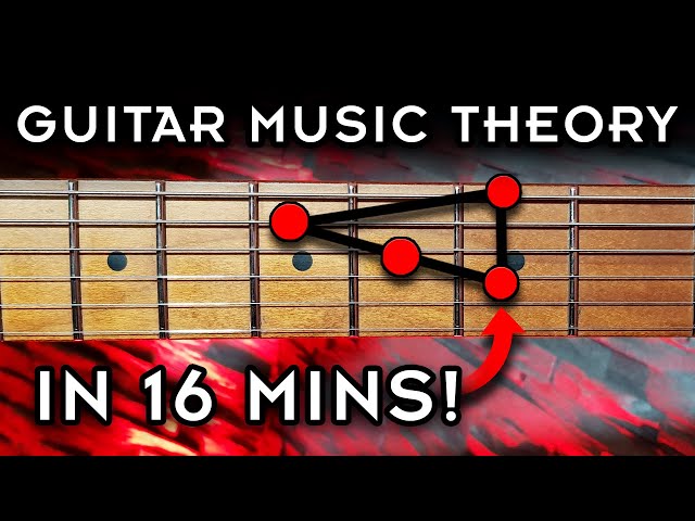 Learn Guitar Music Theory In 16 MINS! (Chords, Scales, Cadences, Improvisation)