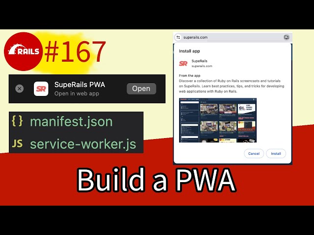Ruby on Rails #167 Build a PWA