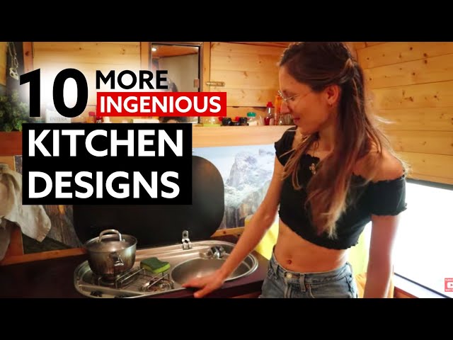 10 (MORE) INGENIOUS KITCHEN DESIGNS For Your Van Conversion