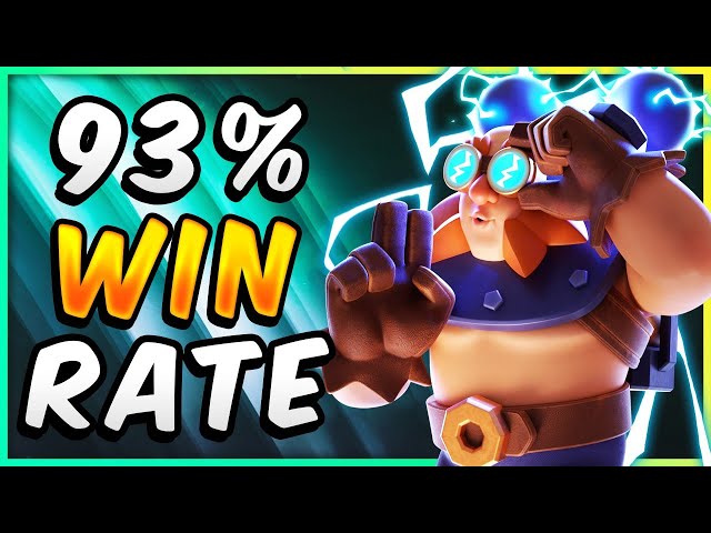 93% WIN RATE! ELECTRO GIANT SPARKY DECK SHOCKS CLASH ROYALE!⚡