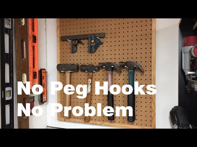 Quick Tip: Using Pegboard without the Peg Hooks
