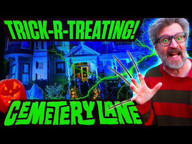 Cemetery Lane HALLOWEEN Haunt Trick-R-Treating Experience - Haunted Attraction (Los Angeles, CA) 4K