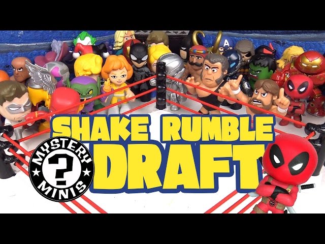 Shake Rumble DRAFT with Batman Mystery Minis! by KidCity