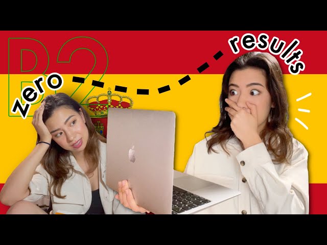 I took DELE B2 exam after 1 year of learning Spanish & here's my chaotic 1 month journey ⚡️