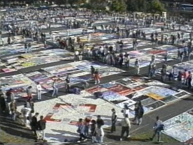 A Day In The Life Of The AIDS Memorial Quilt