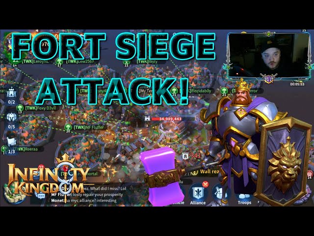 We Attacked A Fort In Enemy Land! - Infinity Kingdom
