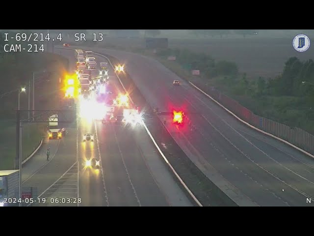 Deadly I-69 crash in Pendleton kills at least 1