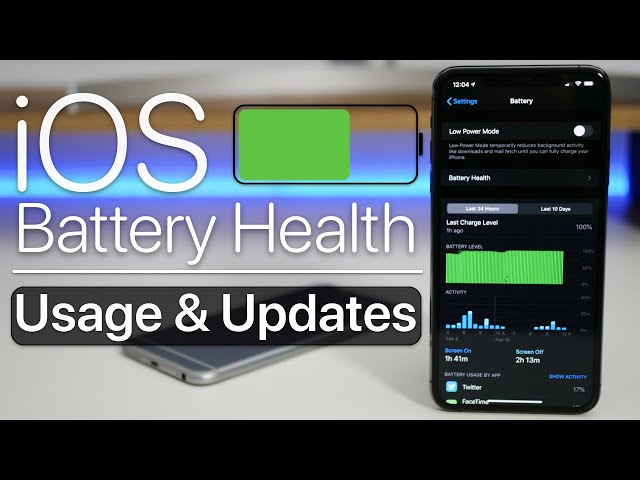 iOS Updates, Battery Health and Usage Explained